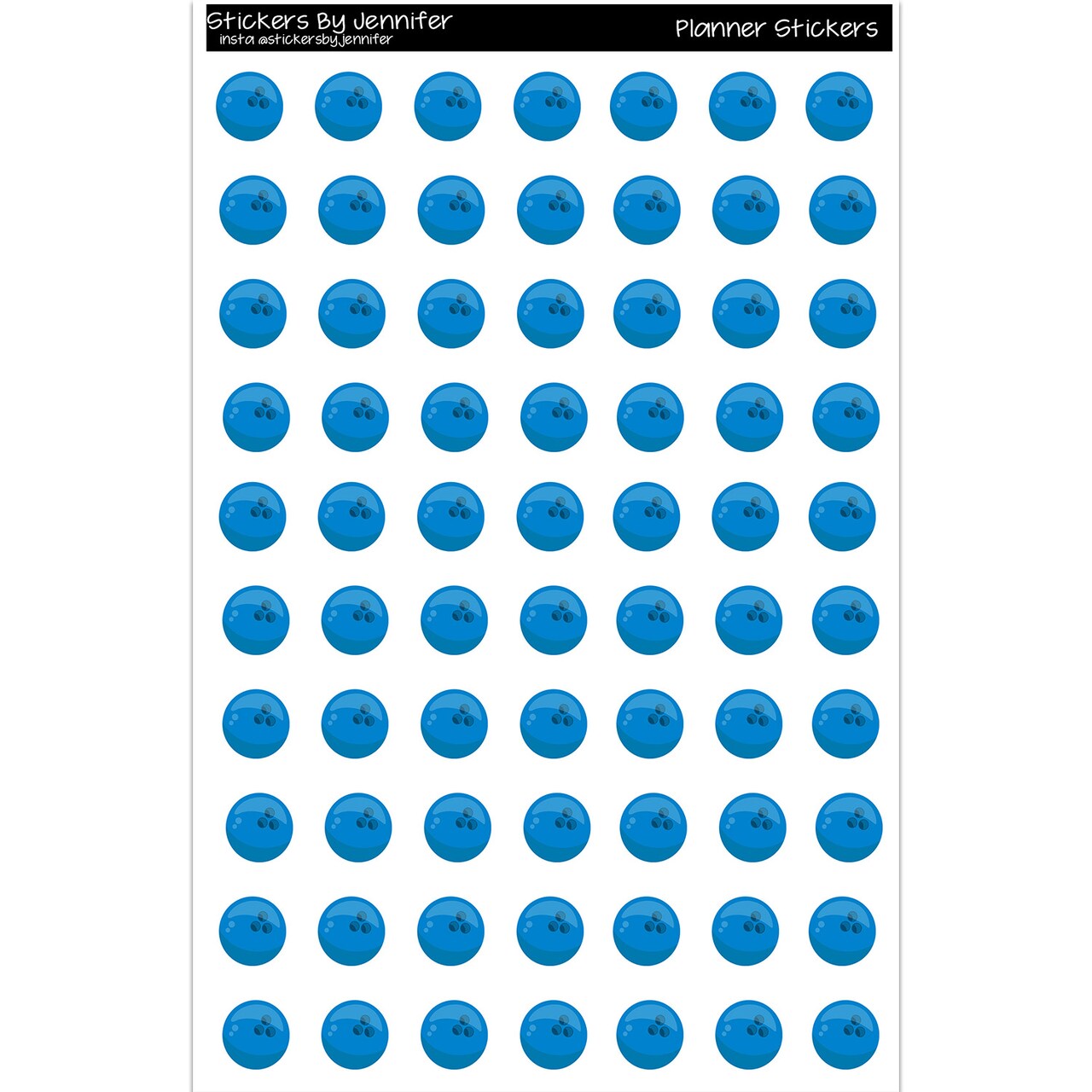 Bowling Ball Planner Stickers Scrapbooking Kids DIY Arts Crafting